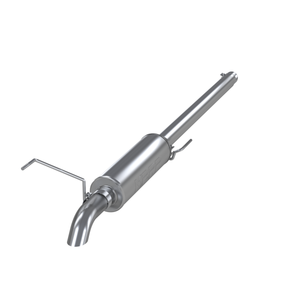 MBRP - Cat Back Exhaust System Single Turn Down Aluminized Steel For 04-08 Ford F-150 All Engines MBRP