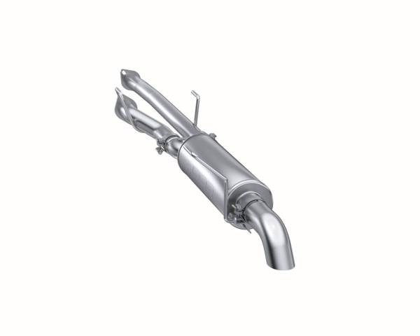 MBRP - Cat Back Exhaust System Turn Down Single Aluminized Steel For 09-21 Toyota Tundra MBRP