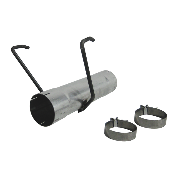 MBRP - Dodge Cummings 4 Inch Muffler Delete Pipe Armor Lite Series For 07-12 Dodge Ram Replaces all 17 Inch Overall Length Mufflers MBRP