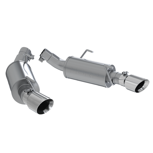 MBRP - Dual Mufflers Axle Back Split Rear For 05-10 Ford Mustang GT 4.6L MBRP