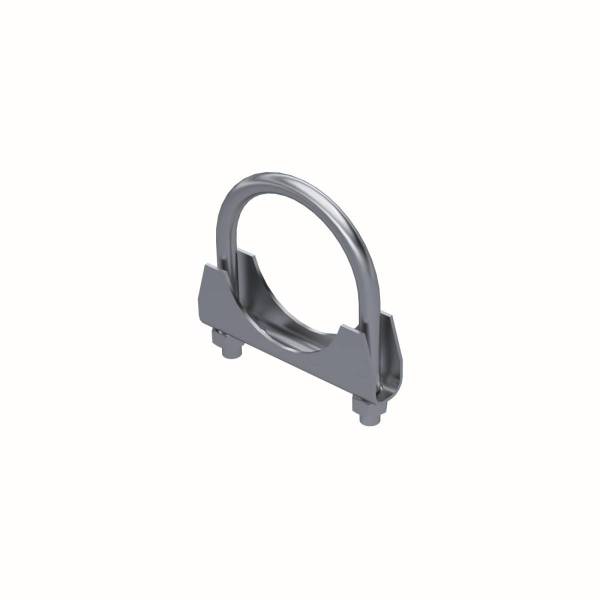 MBRP - Exhaust Clamp 2.Exhaust Clamp 25 Inch Saddle Clamp Zinc Plated MBRP