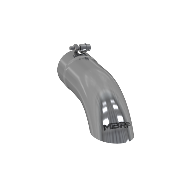 MBRP - Exhaust Tail Pipe Tip 3.5 Inch O.D. Turn Down 3.5 Inch Inlet 12 Inch Length T304 Stainless Steel MBRP