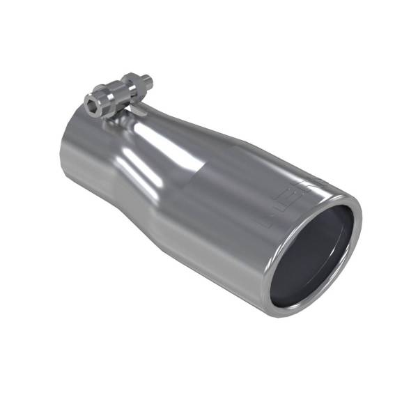 MBRP - Exhaust Tip 3.75 Inch O.D. Oval 2.5 Inch Inlet 7 Inch Length T304 Stainless Steel MBRP