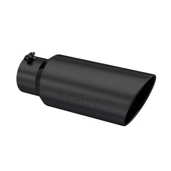 MBRP - Exhaust Tip 7 Inch O.D. Rolled End 5 Inch Inlet 18 Inch Length Black Finish MBRP