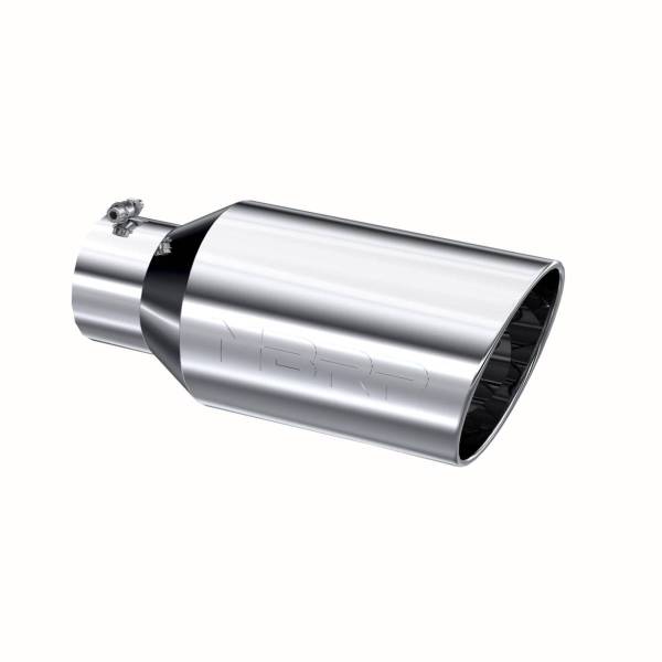 MBRP - Exhaust Tip 8 Inch O.D. Rolled End 5 Inch Inlet 18 Inch Length T304 Stainless Steel MBRP