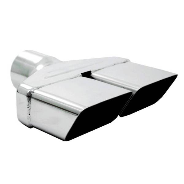 MBRP - Exhaust Tip 8 x 2 1/2 Inch ID Rectangle 2 1/2 Inch O.D. Inlet 8 1/4 Inch Length T304 Stainless Steel MBRP