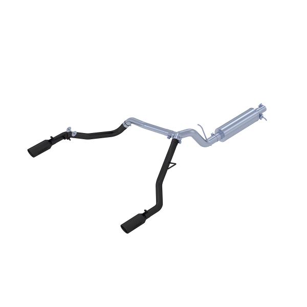 MBRP - Ford 3 Inch Cat Back Exhaust System Dual Split Rear Exit For 19-23 Ford Ranger Ecoboost 2.3L MBRP