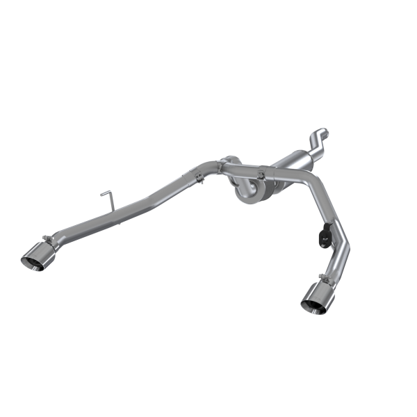 MBRP - Jeep 2.5 Inch Cat Back Exhaust System Dual Rear Exit Armor Lite Series For 20-Up Jeep Gladiator 3.6L MBRP