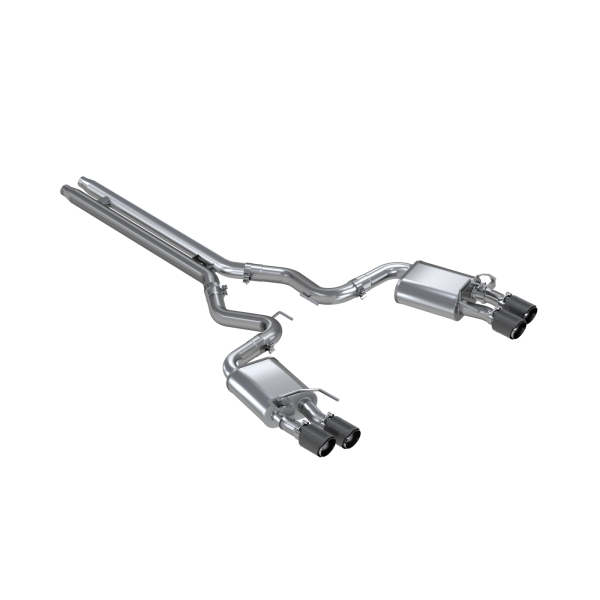 MBRP - MBRP 3 Inch Cat-Back Active Exhaust With Carbon Fiber Tips Armor Pro Series For 18-23 Ford Mustang GT 5.0L MBRP