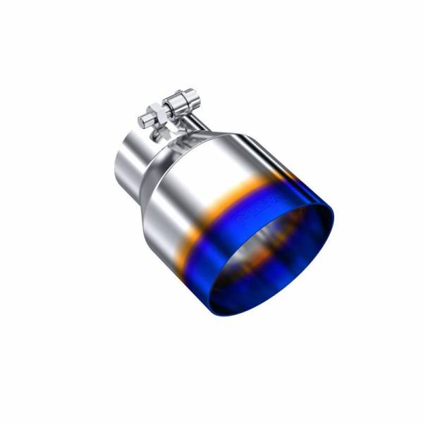 MBRP - T304 Stainless Steel Burnt End Tip 3 Inch inlet 4.5 Inch OD Out 6.13 Inch Length Angle Cut MBRP