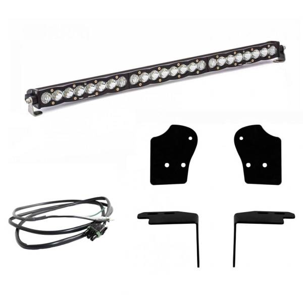 Baja Designs - 17-20 Ford Raptor 30 Inch S8 Grille LED Light Bar Kit Baja Designs