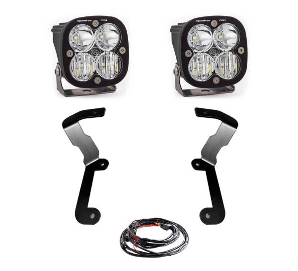 Baja Designs - 19-22 GMC Sierra 1500 Squadron Pro A Pillar Light Kit Baja Designs