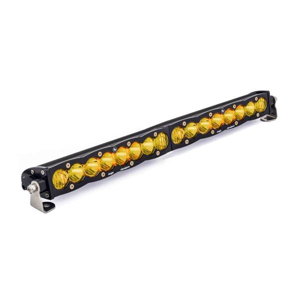 Baja Designs - 20 Inch LED Light Bar Single Amber Straight Driving Combo Pattern S8 Series Baja Designs