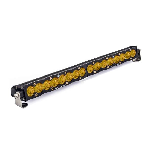 Baja Designs - 20 Inch LED Light Bar Single Amber Straight Wide Driving Pattern S8 Series Baja Designs