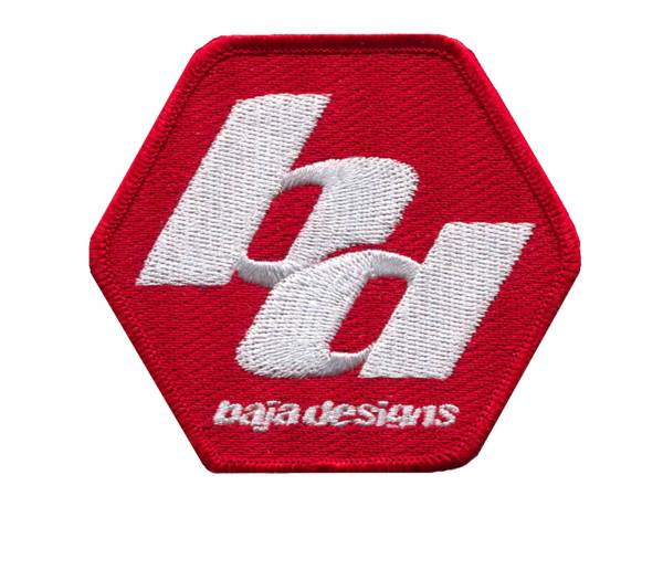 Baja Designs - Baja Designs Patch 3x3 Inch Red/White