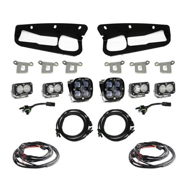 Baja Designs - Bronco Clear SAE Fog Pocket Kit 21-Up Ford Bronco Baja Designs