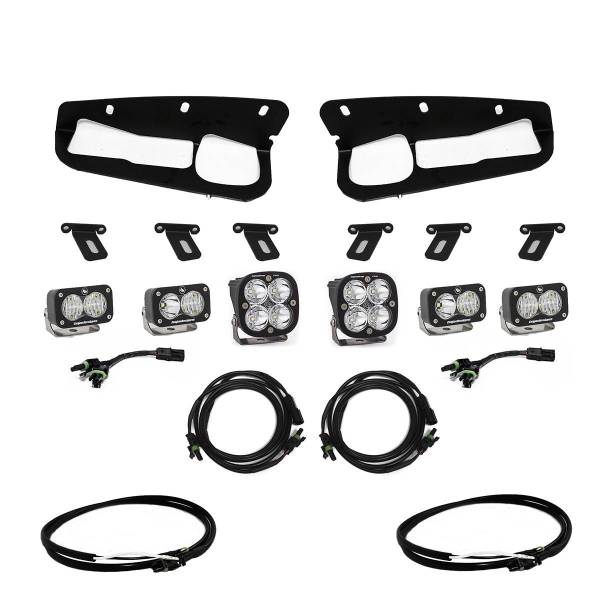 Baja Designs - Bronco Fog Pocket Kit 21-Up Ford Bronco Pro w/Upfitter Baja Designs