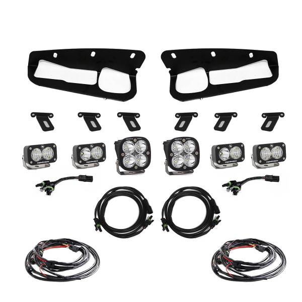 Baja Designs - Bronco Fog Pocket Kit 21-Up Ford Bronco Sportsmen Baja Designs