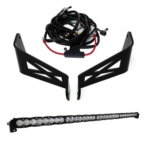 Baja Designs - Can-Am Maverick X3 Rock Crawler Roof Mount Kit 40 Inch S8 Baja Designs