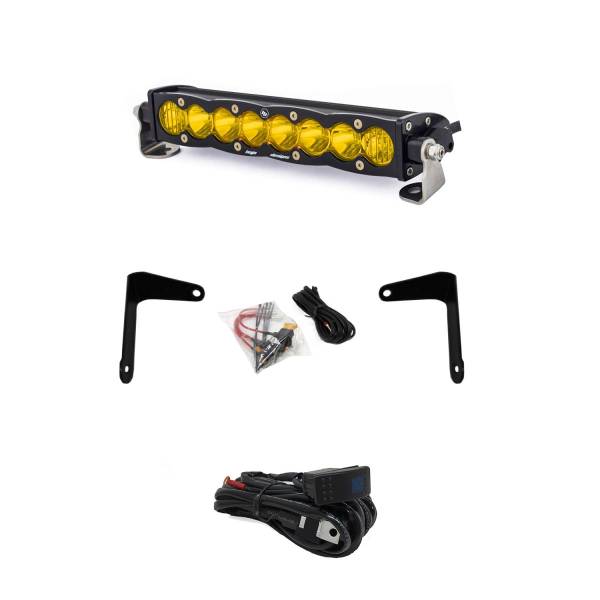 Baja Designs - Can-Am X3 Shock Mount Kit w/10in S8 Light Bar Amber Baja Designs