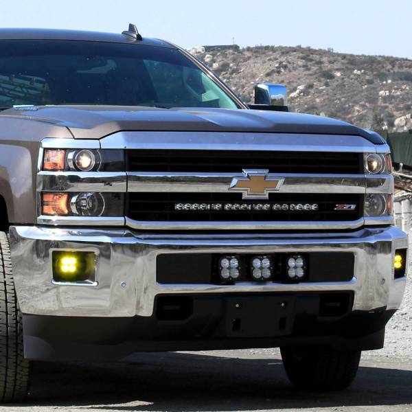 Baja Designs - Chevy XL Pro Bumper Kit Driving/Spot/Wide Cornering - Chevy 2015-2019 Silverado 2500/3500 HD Baja Designs