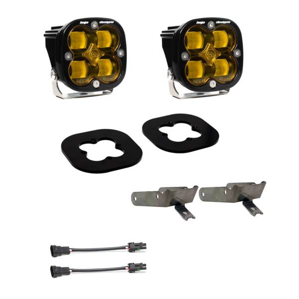 Baja Designs - Ford Super Duty (11-16) Fog Pocket Kit SAE Amber Baja Designs