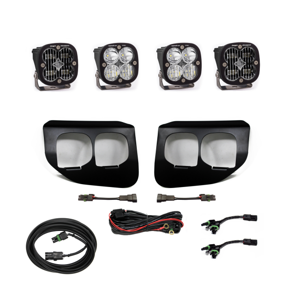 Baja Designs - Ford Super Duty (20-22) Fog Lights Dual FPK SAE/Pro DC Baja Designs