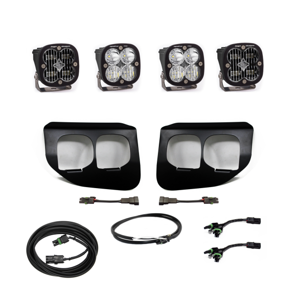 Baja Designs - Ford Super Duty (20-22) Fog Lights Dual FPK SAE/Pro DC Baja Designs w/Upfitter Baja Designs