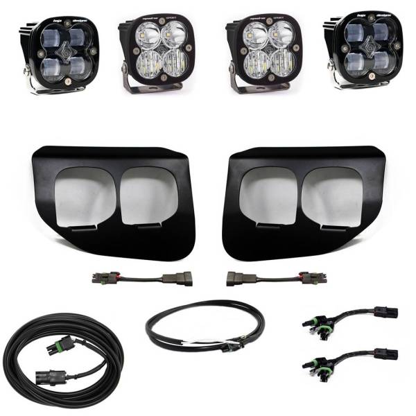 Baja Designs - Ford Super Duty (20-22) Fog Lights Dual FPK SAE/Sport DC Baja Designs w/Upfitter Baja Designs