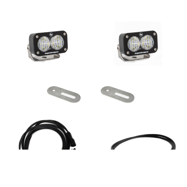 Baja Designs - Ford Super Duty 17-On LED Light Kit Reverse Kit w/Upfitter Baja Designs