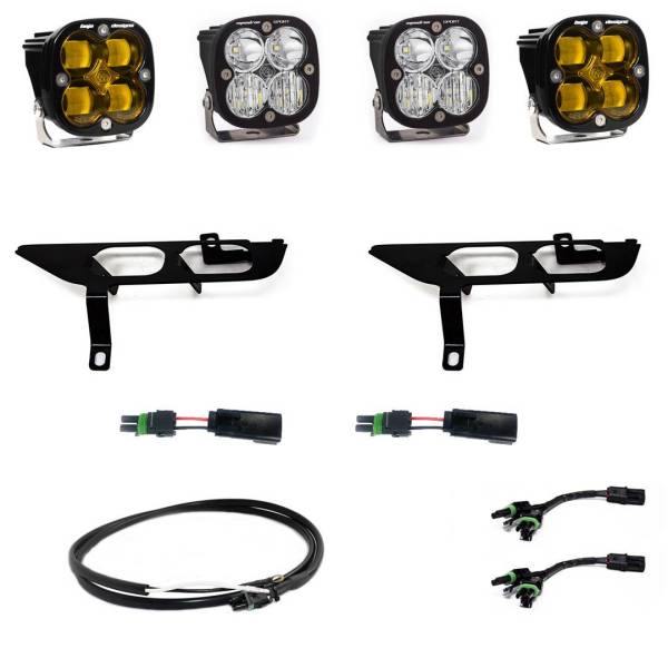 Baja Designs - Ford, F150, (21-On), FPK, SAE Amber/Sport DC, Up w/ DRL Baja Designs