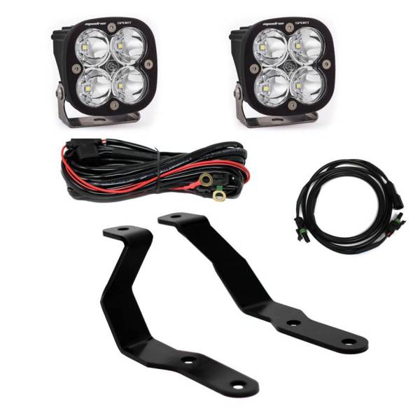 Baja Designs - Ford, Ranger 19-22 A-Pillar Light Kit Squadron Sport Baja Designs