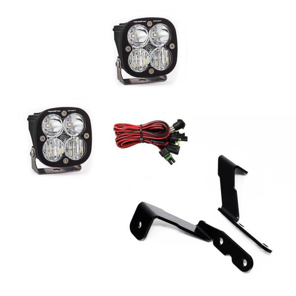 Baja Designs - GM Silverado/Sierra (07-13) A-Pillar Kit Squadron Sport Lights Baja Designs