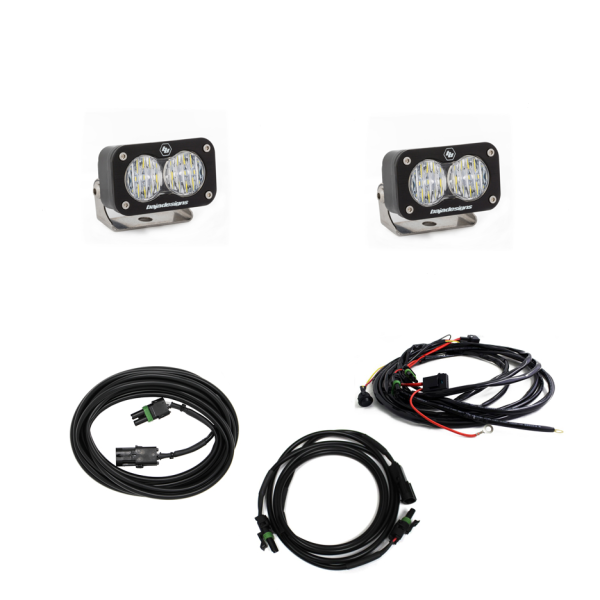 Baja Designs - Jeep JL LED Light Kit Reverse Kit Dual S2 Sport W/C For 18-Pres Wrangler JL Baja Designs