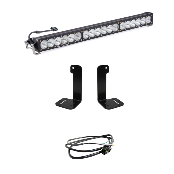 Baja Designs - Jeep JL/JT 30 Inch OnX6+ Light Bar Kit w/Upfitter Baja Designs