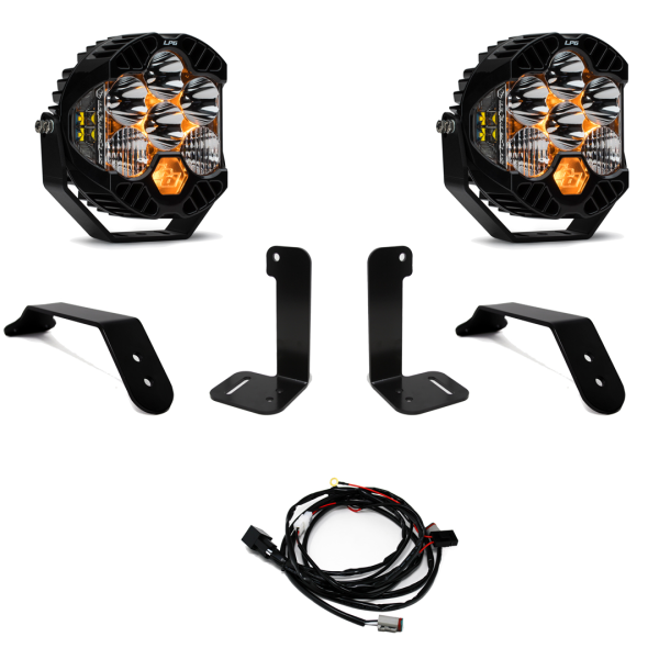 Baja Designs - Jeep JL/JT Dual LP6 Auxiliary Light Kit Baja Designs