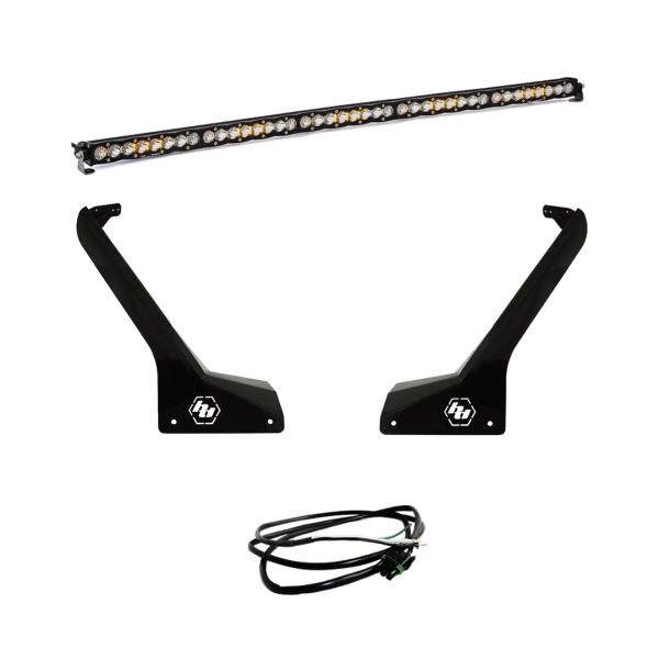 Baja Designs - Jeep JL/JT Roof Bar LED Light Kit 50 Inch S8 w/Upfitter Baja Designs