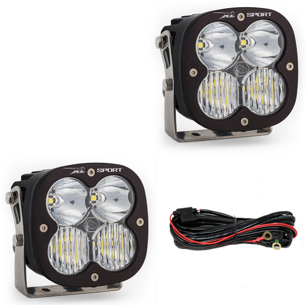 Baja Designs - Jeep JL/JT Rubicon Steel Bumper LED Light Kit XL Sport Baja Designs