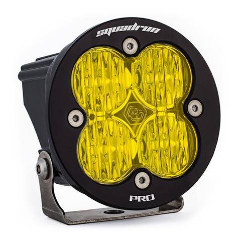 Baja Designs - LED Light Pod Amber Lens Wide Cornering Pattern Each Squadron R Pro Baja Designs