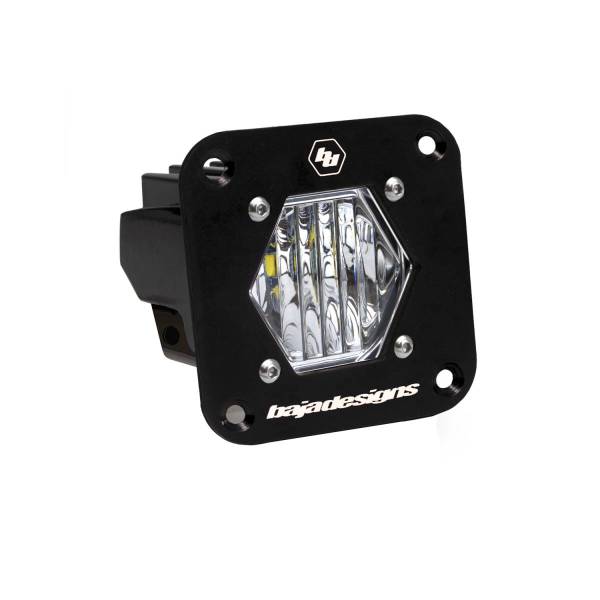 Baja Designs - LED Light Pod Flush Mount Clear S1 Wide Cornering Baja Designs