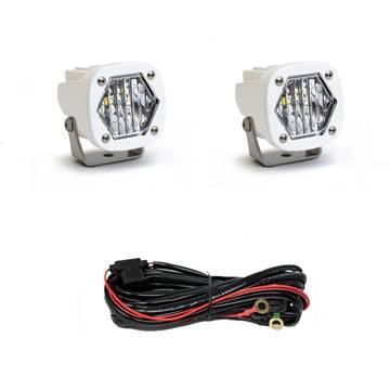 Baja Designs - LED Light Pod S1 Wide Cornering White Pair Baja Designs