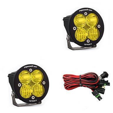 Baja Designs - LED Light Pods Amber Lens Driving/Combo Pair Squadron R Sport Baja Designs