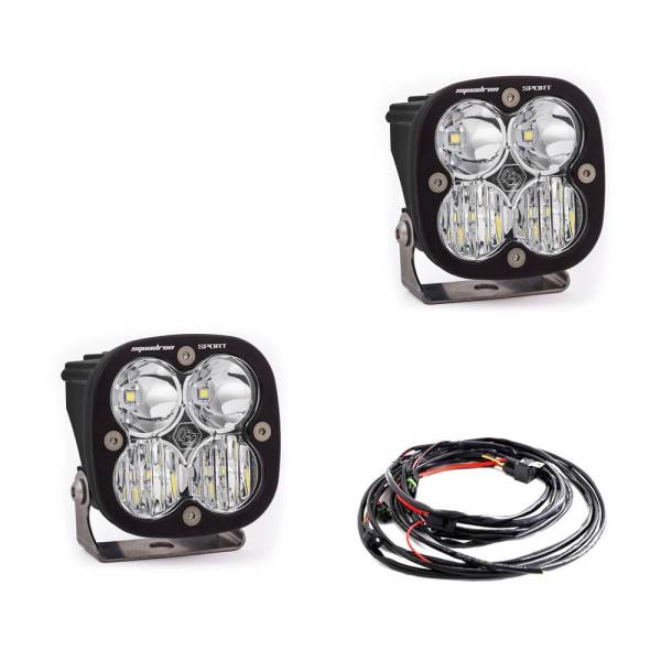 Baja Designs - LED Light Pods Clear Lens Driving/Combo Pair Squadron Sport Baja Designs