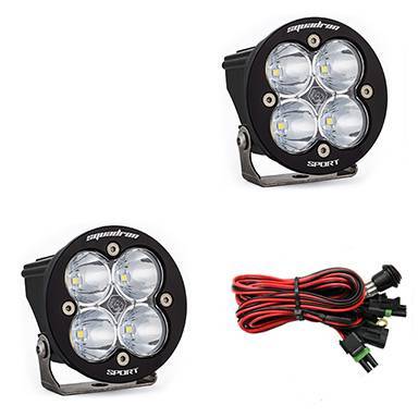 Baja Designs - LED Light Pods Clear Lens Spot Pair Squadron R Sport Baja Designs