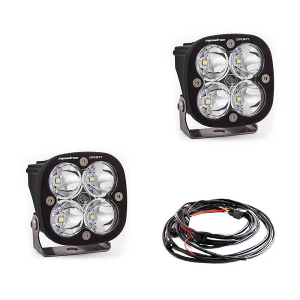 Baja Designs - LED Light Pods Clear Lens Spot Pair Squadron Sport Baja Designs