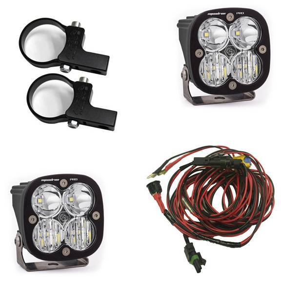 Baja Designs - LED Light Pods Kit W/Horiz Mounts 1.75 Inch Harness Squadron Pro Baja Designs