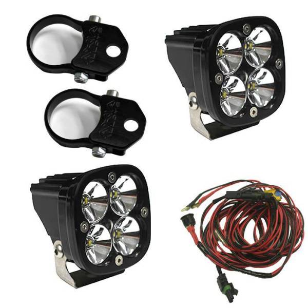 Baja Designs - LED Light Pods Kit W/Vertical Mounts 2.00 Inch Harness Squadron Pro Baja Designs