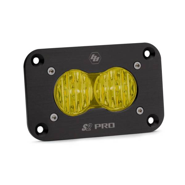 Baja Designs - LED Wide Cornering Amber Flush Mount S2 Pro Baja Designs