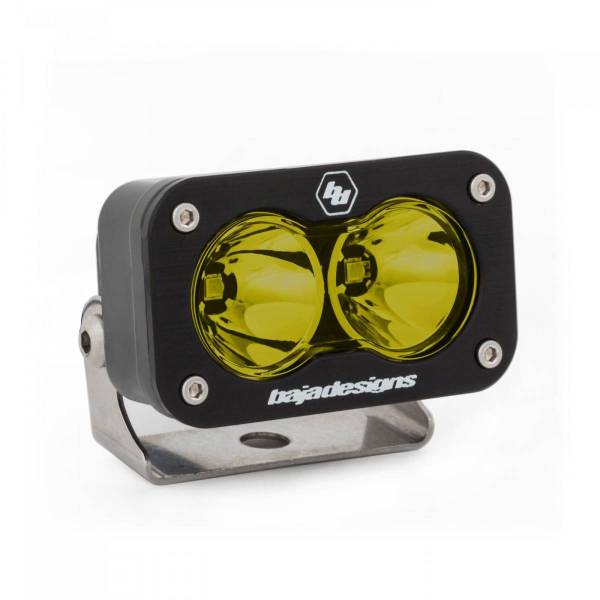 Baja Designs - LED Work Light Amber Lens Work/Scene Pattern Each S2 Sport Baja Designs