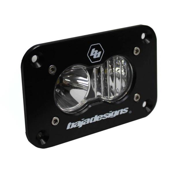 Baja Designs - LED Work Light Clear Lens Driving Combo Pattern Flush Mount Each S2 Sport Baja Designs